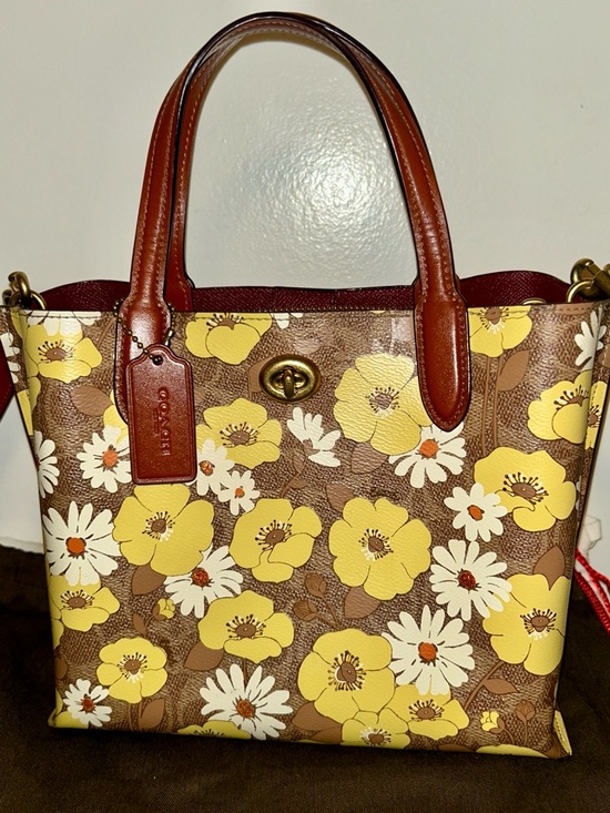 Coach Handbags - COACH Limited Edition, Willow Tote 24 In Signature Canvas With Floral Print